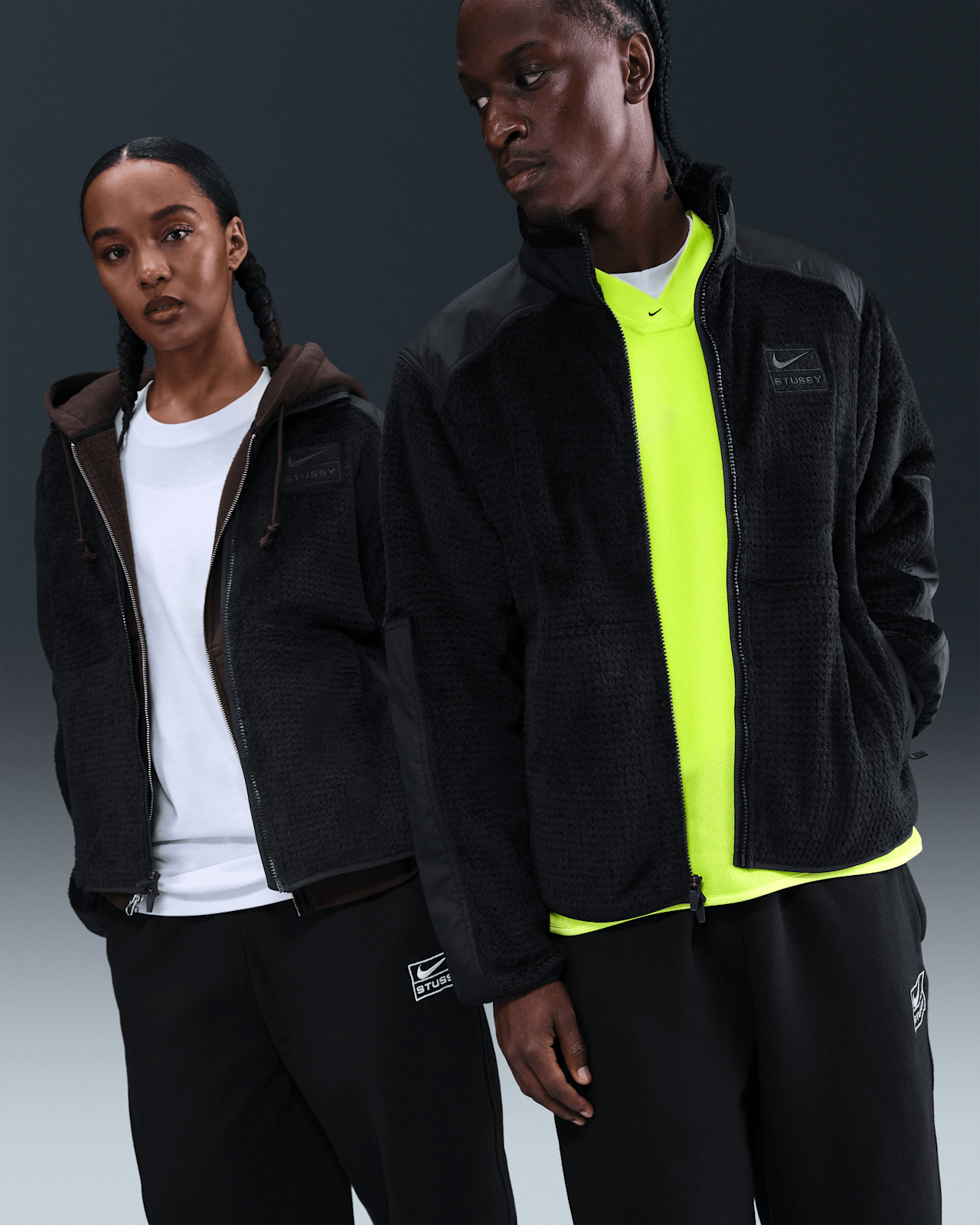 Nike x Stussy M ブラック Stussy x Nike Dri-FIT Mesh Jersey Black